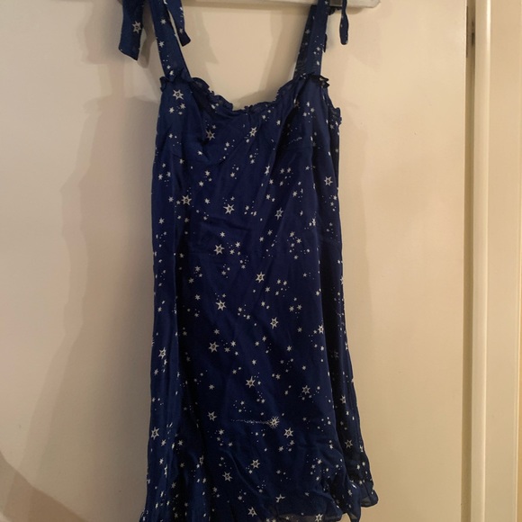 Reformation Christine Dress in Starry Night - Picture 6 of 7